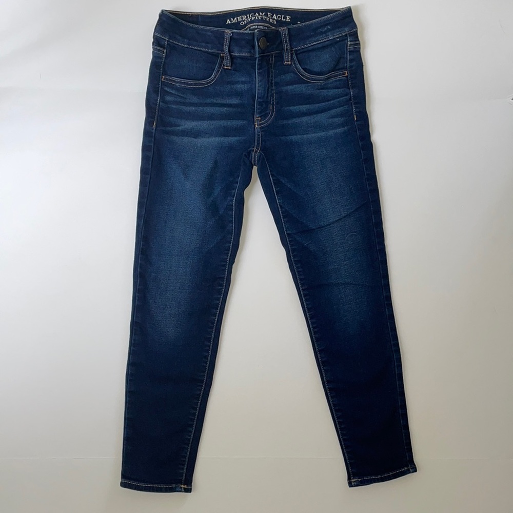 American Eagle Jegging Crop Super Stretch Jeans Size 2